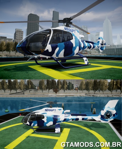 Eurocopter EC130B4 - Blue Camouflage